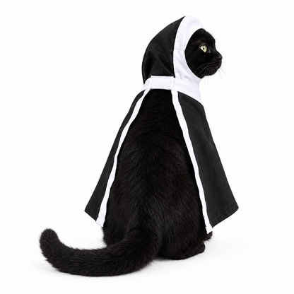 Open back with velcro neck